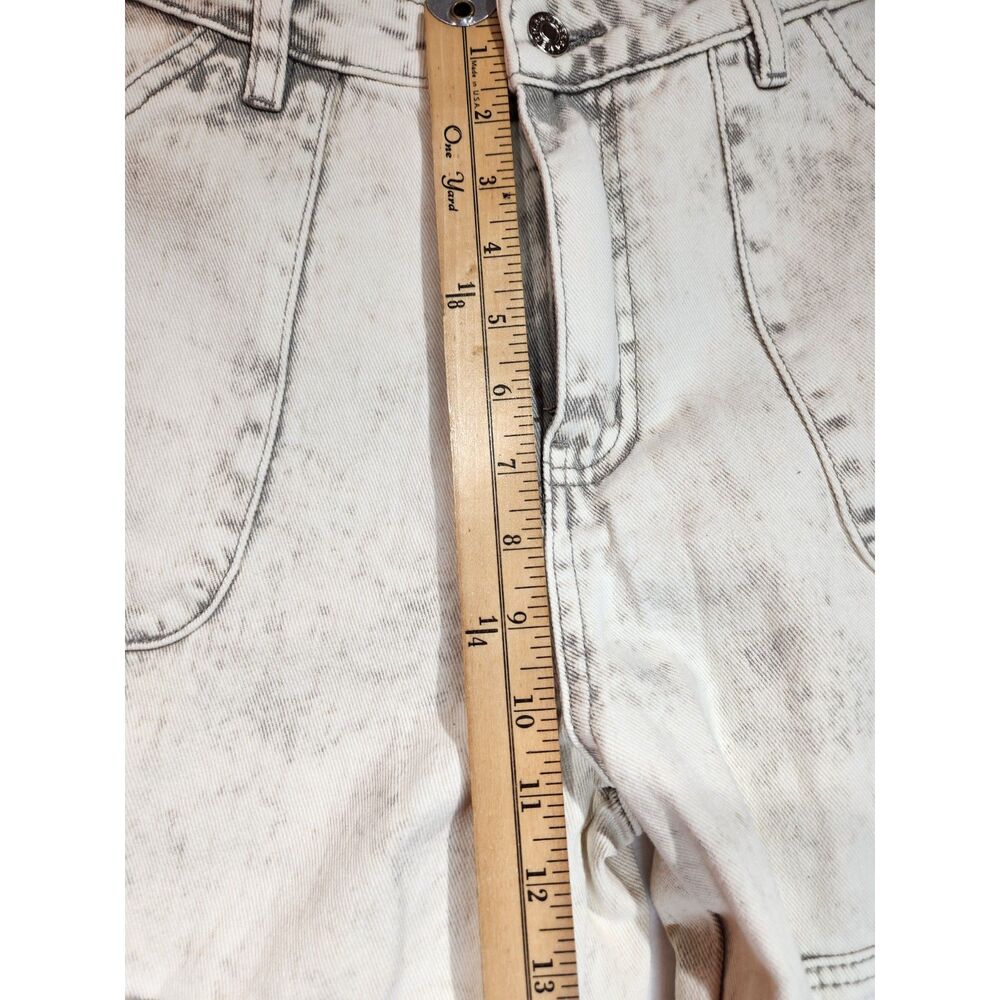 American Bazi Womens Cargo Ankle Pants Size M Off White Cream Utility Wide Leg - Picture 10 of 10